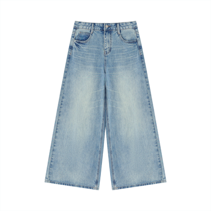 Saint Luciel Women’s Vintage Wash Wide Leg Jeans