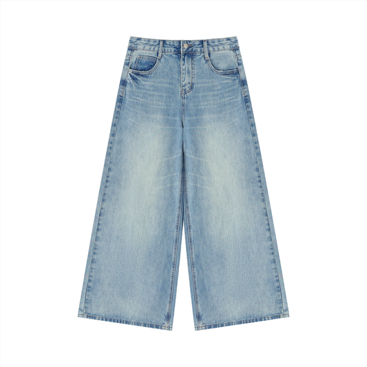 Saint Luciel Women’s Vintage Wash Wide Leg Jeans