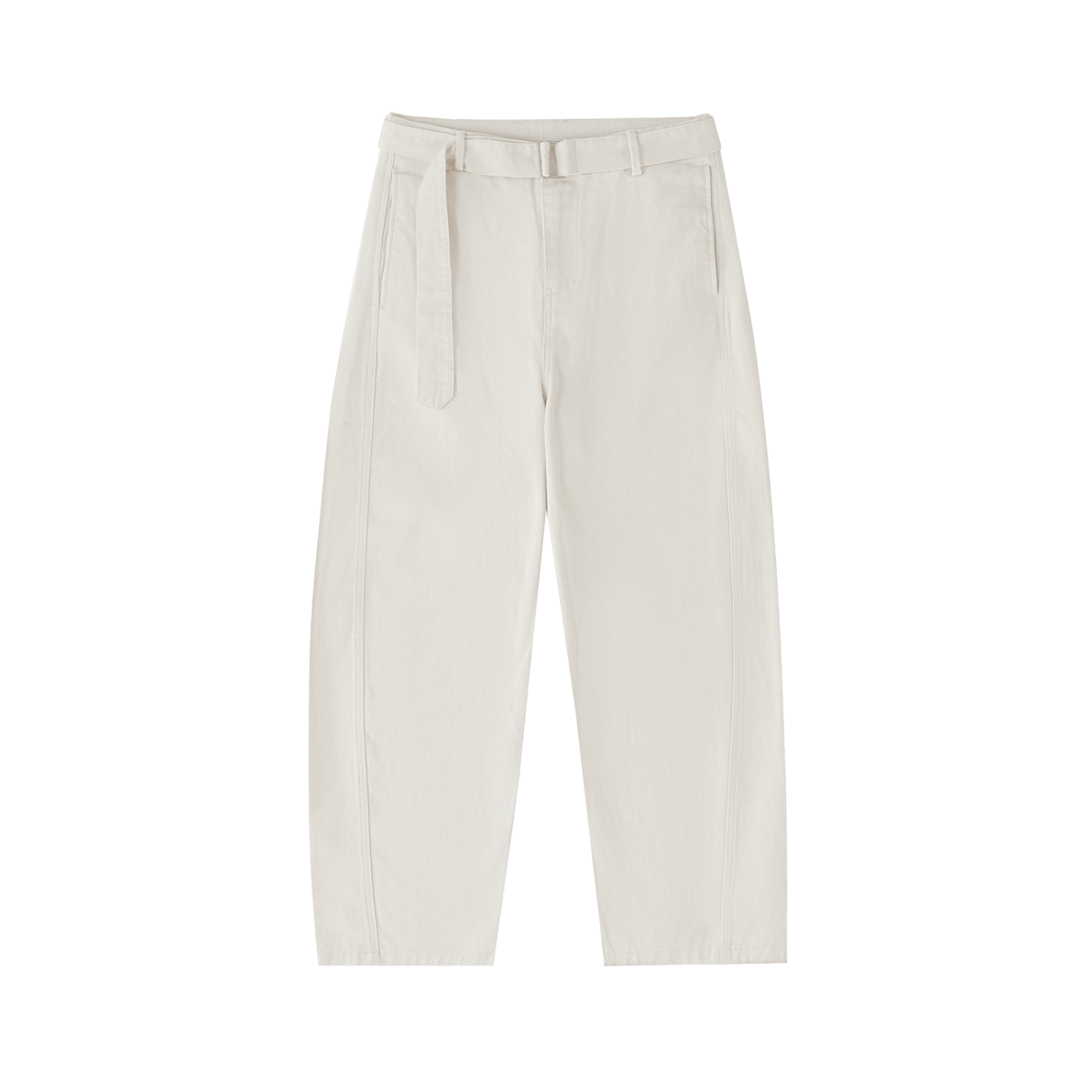 Saint Luciel Belted Barrel-leg Chino Pants