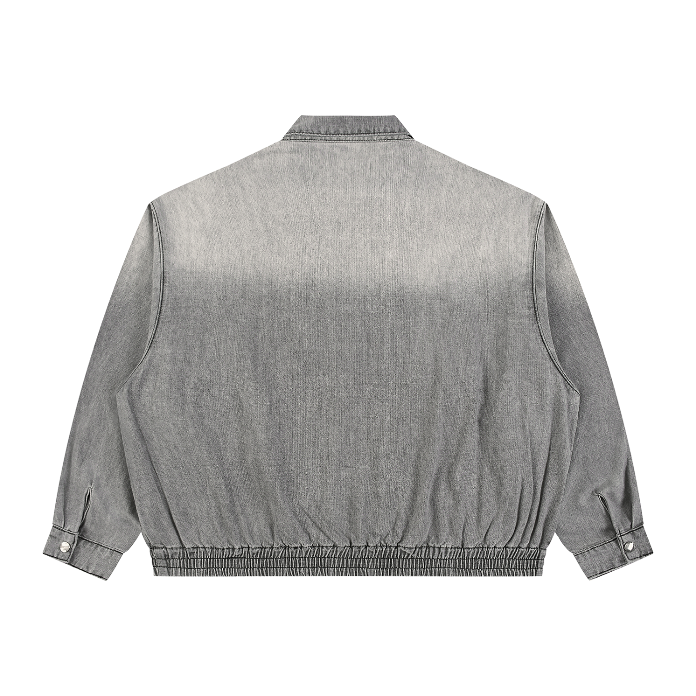 Saint Luciel Vintage Wash Full-Zip Denim Jacket
