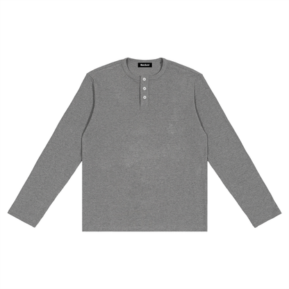 Saint Luciel Long Sleeve Henley T-Shirt