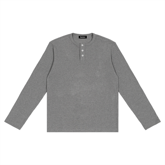 Saint Luciel Long Sleeve Henley T-Shirt