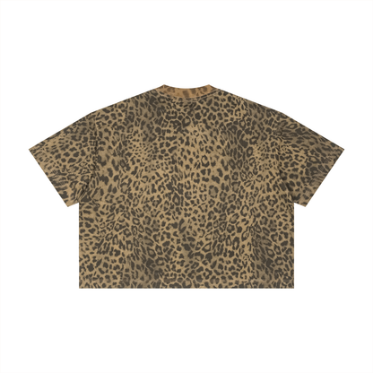 Saint Luciel Leopard Print Boxy T-Shirt