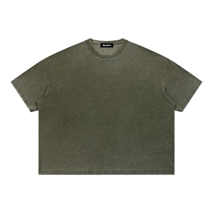 Saint Luciel Vintage Wash Sunfade Boxy Waffle T-Shirt