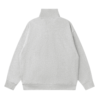 Saint Luciel Quarter-Zip Drop Shoulder Sweatshirt