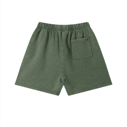 Saint Luciel Vintage Wash Cotton Shorts