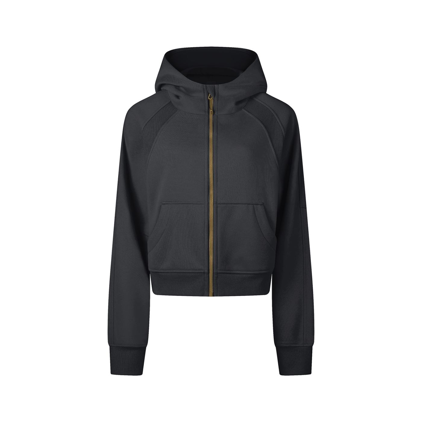 Saint Luciel Cropped Zip-Through Hoodie