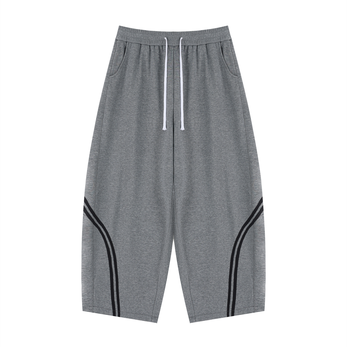 Saint Luciel Wide Leg Piping Sweatpants