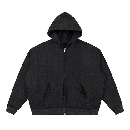 Saint Luciel Sparkles Full Zip Boxy Hoodie
