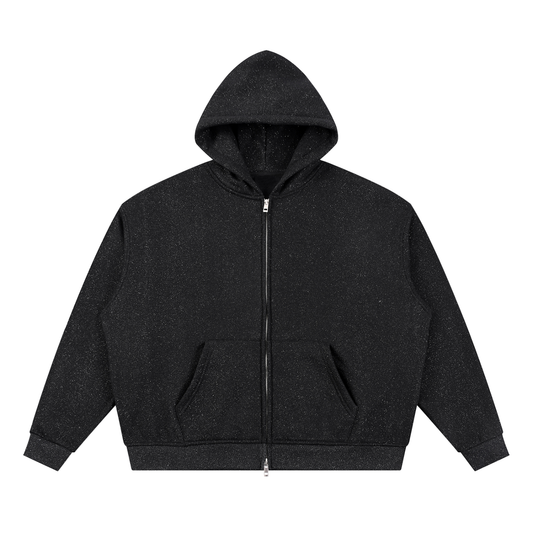 Saint Luciel Sparkles Full Zip Boxy Hoodie