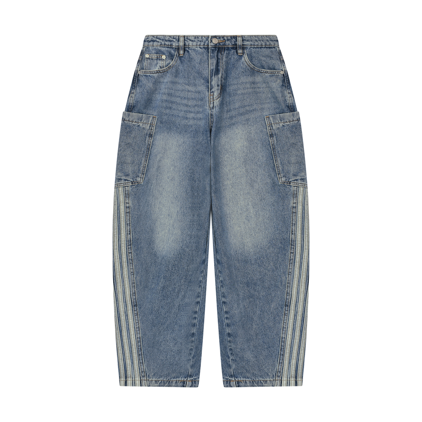 Saint Luciel Women's Vintage Barrel Leg Jeans