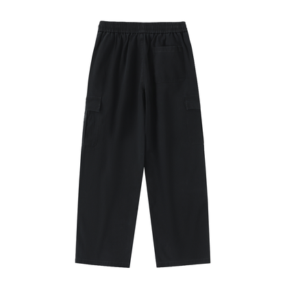 Saint Luciel Drawstring Waist Straight-Leg Cargo Pants