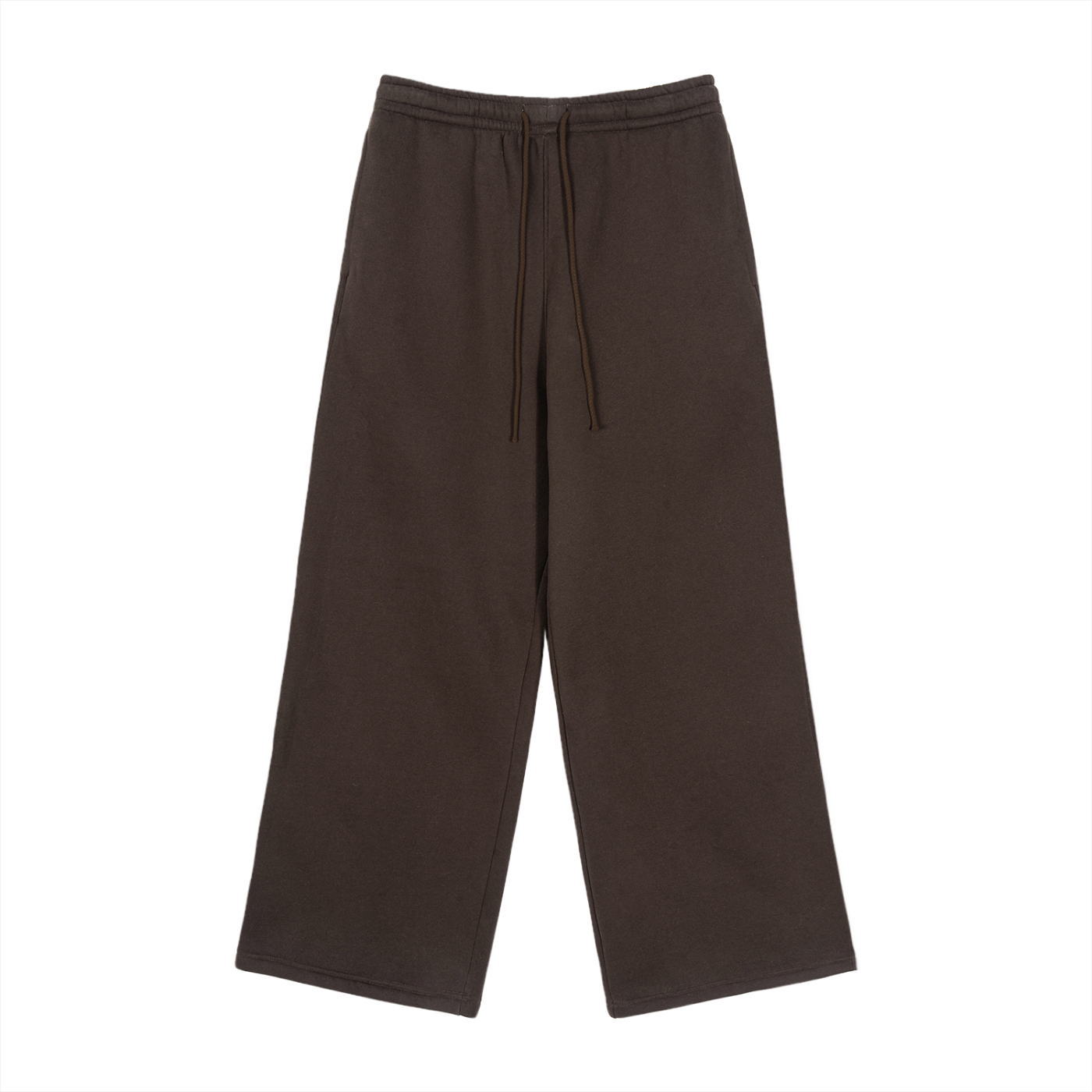 Saint Luciel Fleece Drawstring Straight-Leg Sweatpants