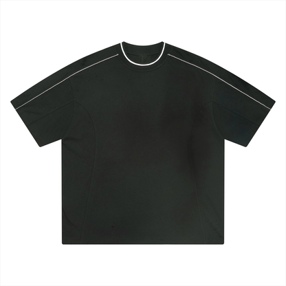 Saint Luciel Oversized Contrast Tape T-Shirt