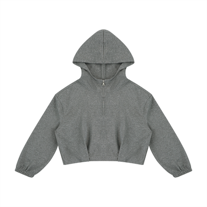 Saint Luciel Women’s Boxy Quarter-Zip Hoodie