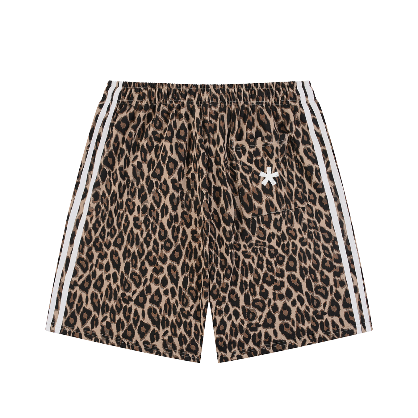 Saint Luciel Heavyweight Leopard Drawstring Shorts