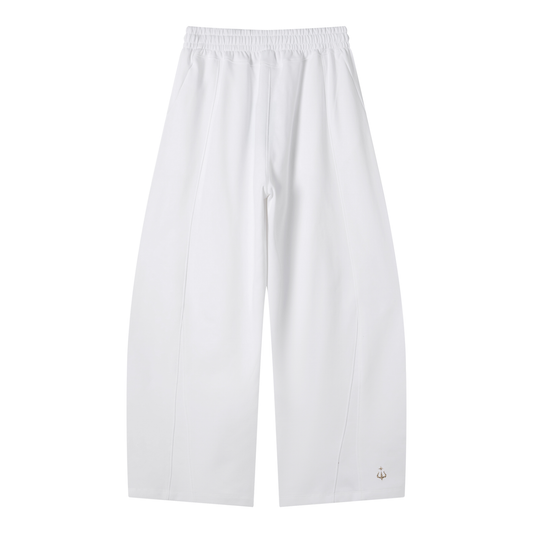 Saint Luciel Heavyweight Wide Leg Panel Sweatpants (Leopard)