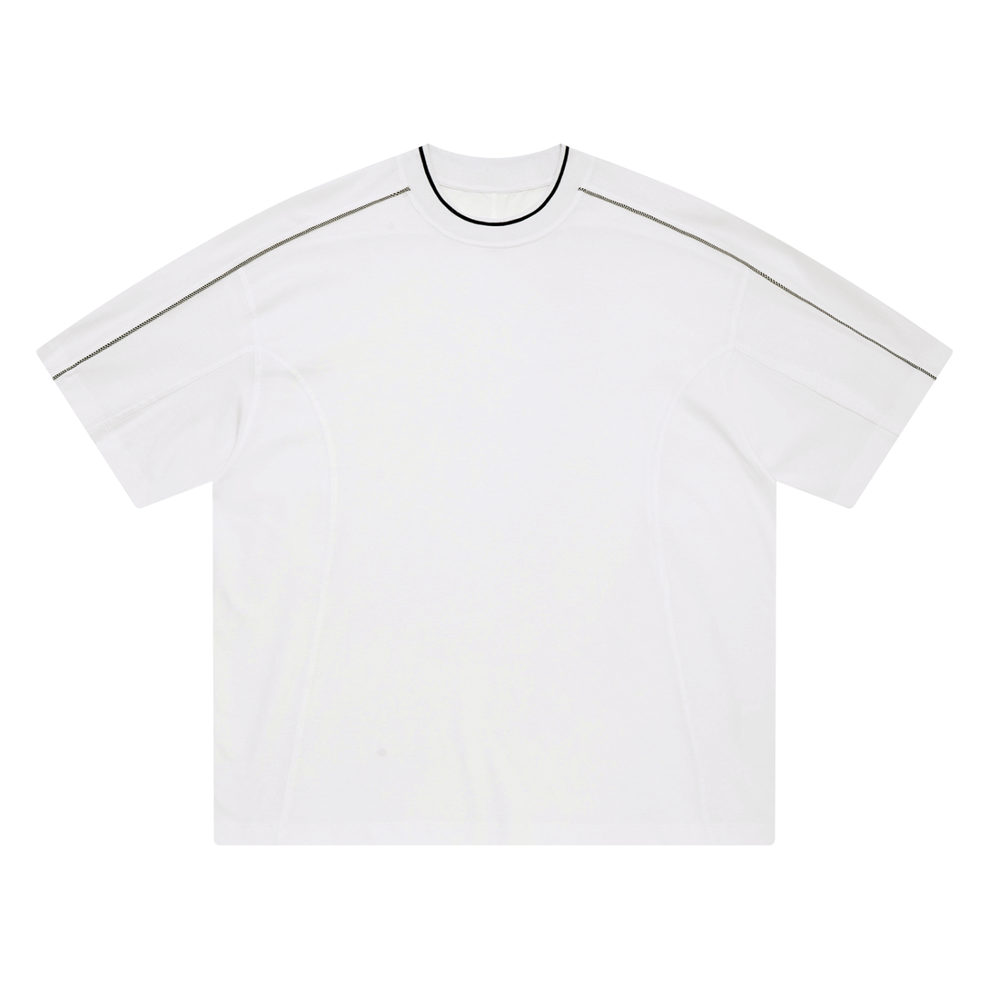 Saint Luciel Oversized Contrast Tape T-Shirt