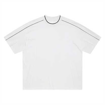 Saint Luciel Oversized Contrast Tape T-Shirt