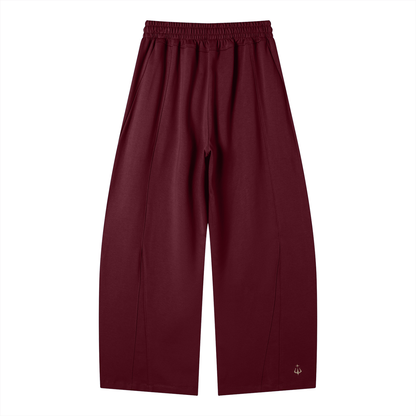 Saint Luciel Heavyweight Wide Leg Panel Sweatpants (Leopard)