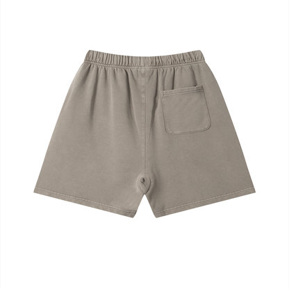 Saint Luciel Vintage Wash Cotton Shorts