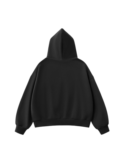 Saint Luciel Fleeced Full-Zip Boxy Hoodie