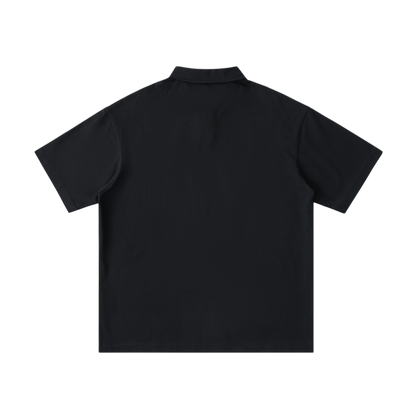 Saint Luciel Loose Cotton Polo Shirt