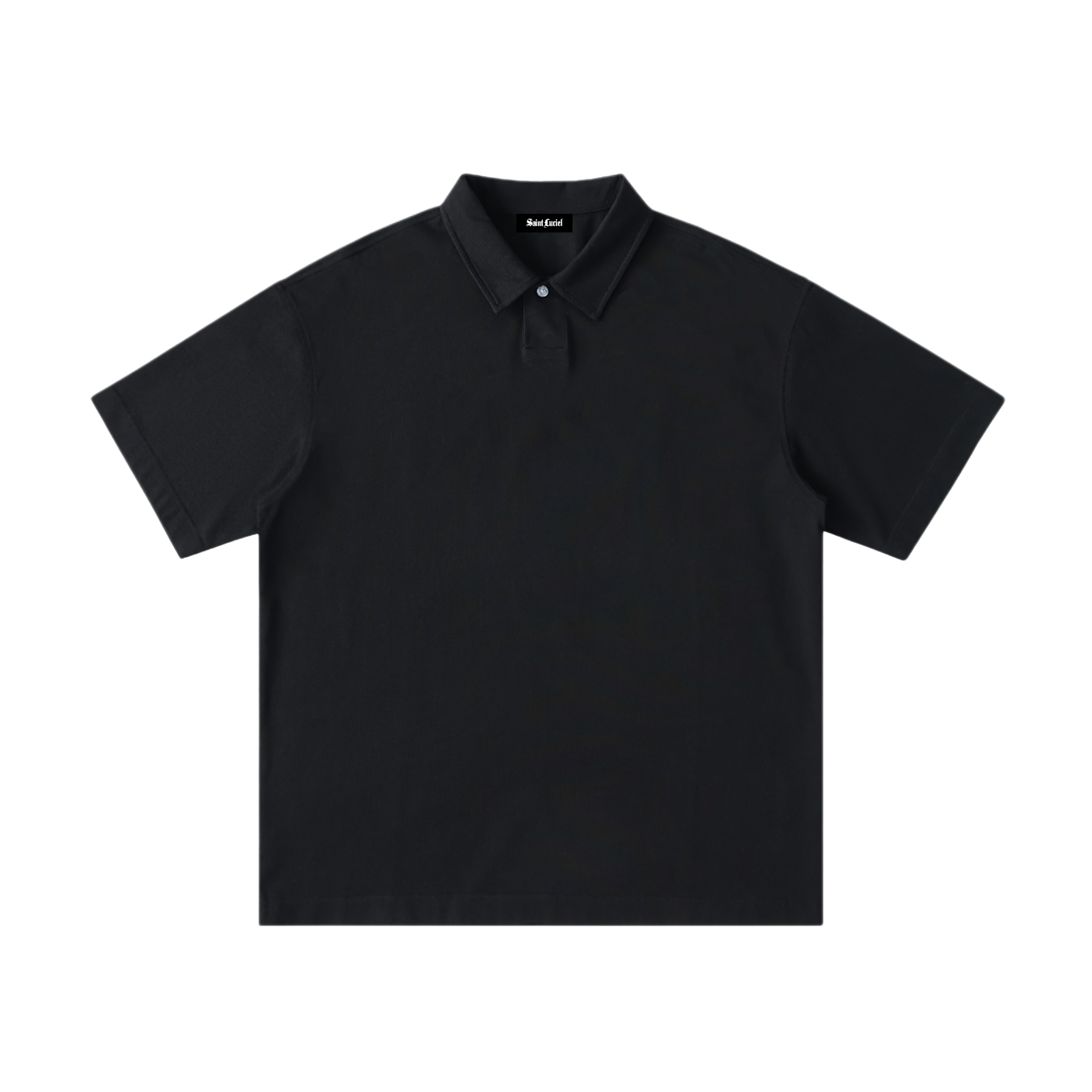 Saint Luciel Loose Cotton Polo Shirt