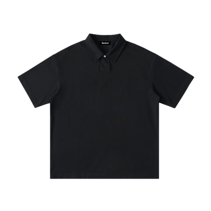 Saint Luciel Loose Cotton Polo Shirt