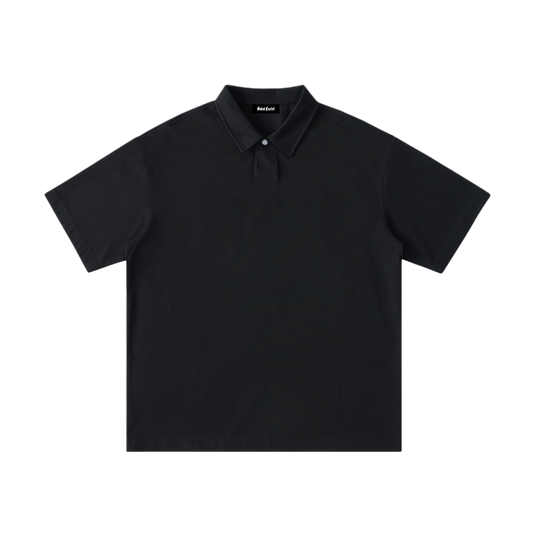 Saint Luciel Loose Cotton Polo Shirt