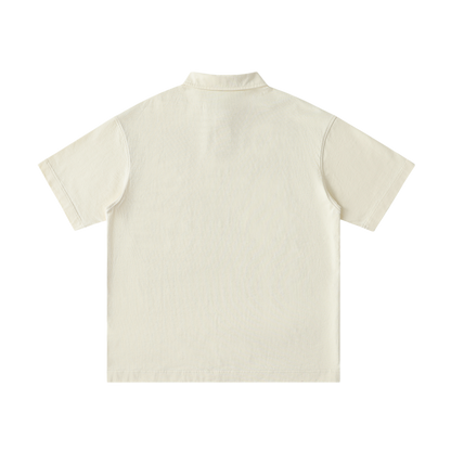 Saint Luciel Loose Cotton Polo Shirt