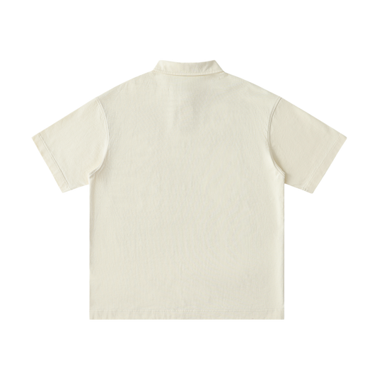 Saint Luciel Loose Cotton Polo Shirt