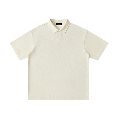 Saint Luciel Loose Cotton Polo Shirt