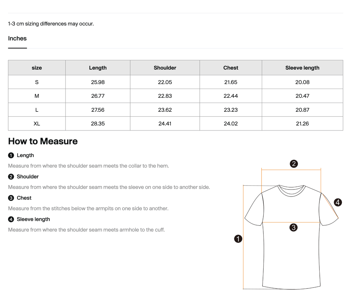 Size guide