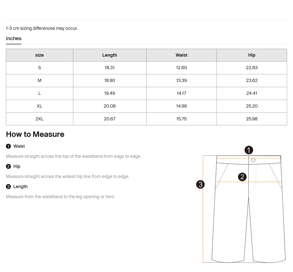 Size guide