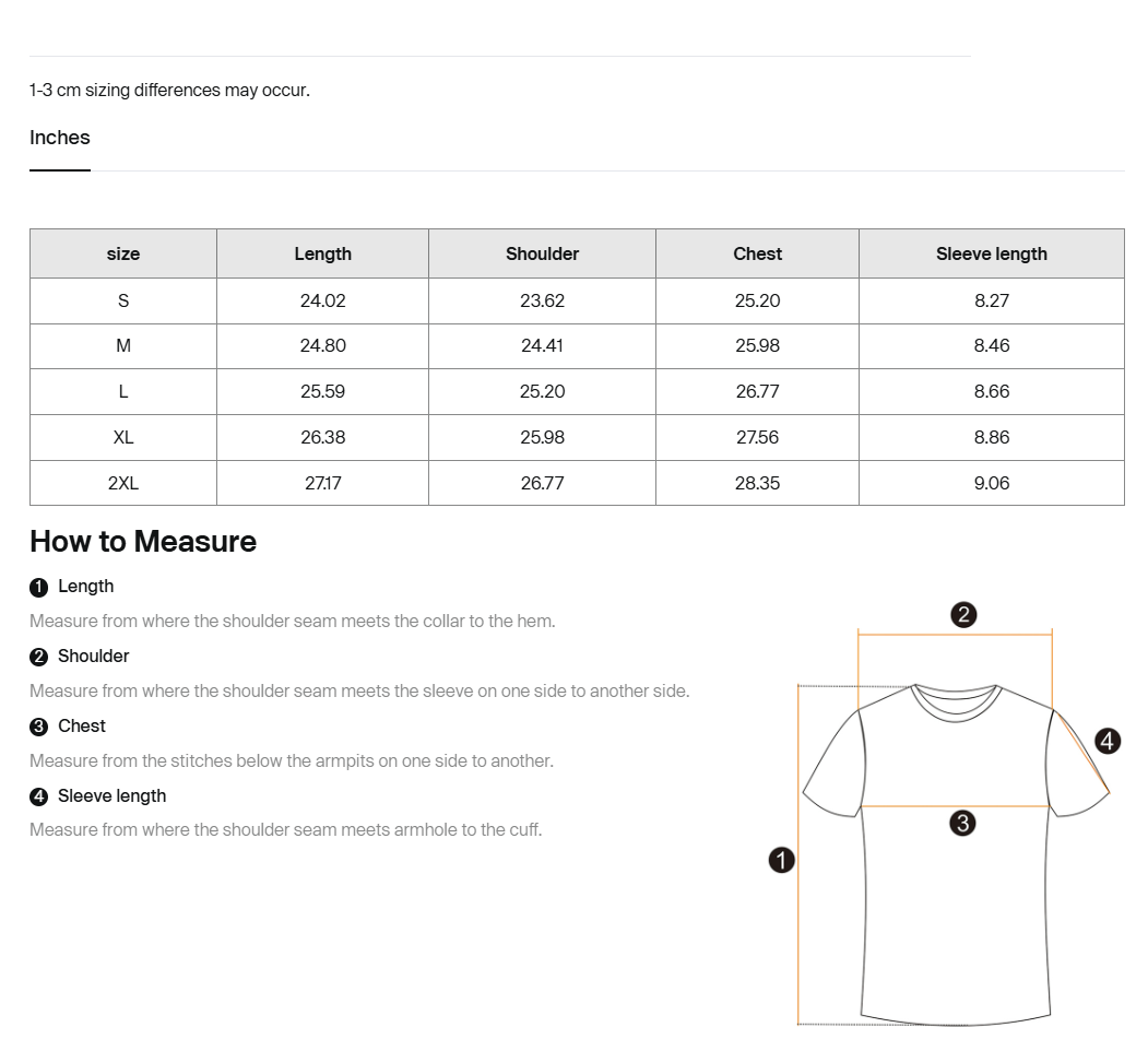 Size guide