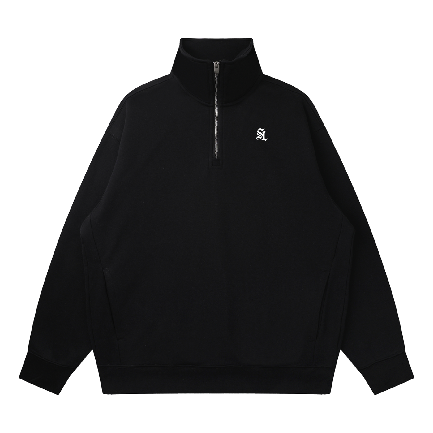 Saint Luciel Quarter-Zip Drop Shoulder Sweatshirt