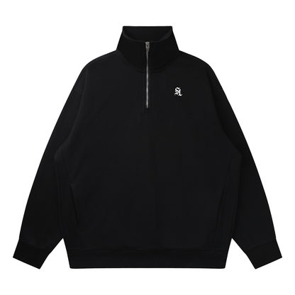 Saint Luciel Quarter-Zip Drop Shoulder Sweatshirt
