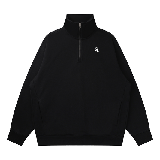 Saint Luciel Quarter-Zip Drop Shoulder Sweatshirt