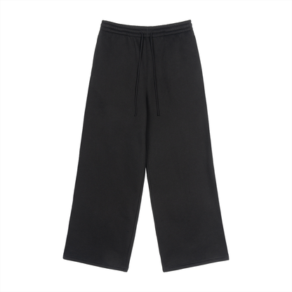 Saint Luciel Fleece Drawstring Straight-Leg Sweatpants