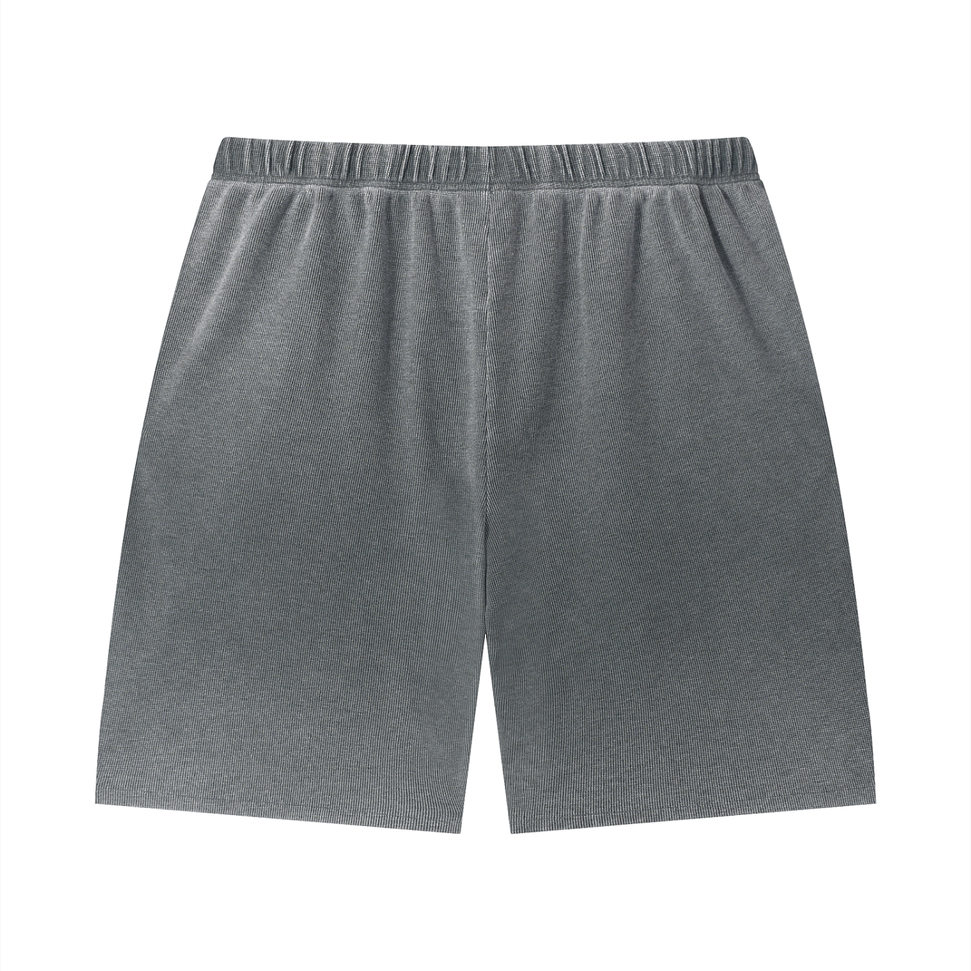 Saint Luciel Vintage Wash Sunfade Waffle Raw Hem Shorts