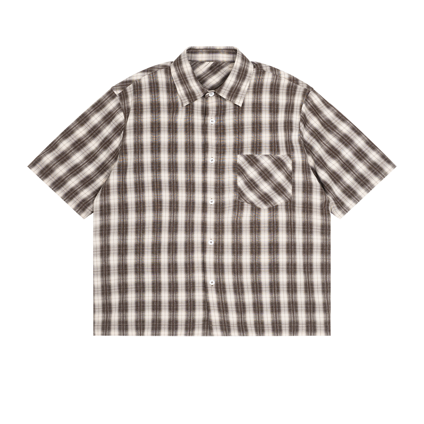 Saint Luciel Boxy Plaid Short Sleeve Shirt