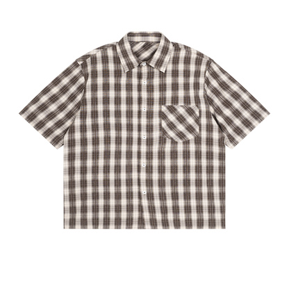 Saint Luciel Boxy Plaid Short Sleeve Shirt