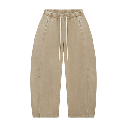 Saint Luciel Mineral Wash Barrel Leg Pants
