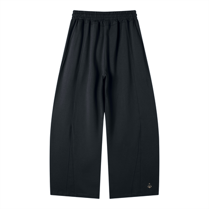 Saint Luciel Heavyweight Wide Leg Panel Sweatpants (Leopard)