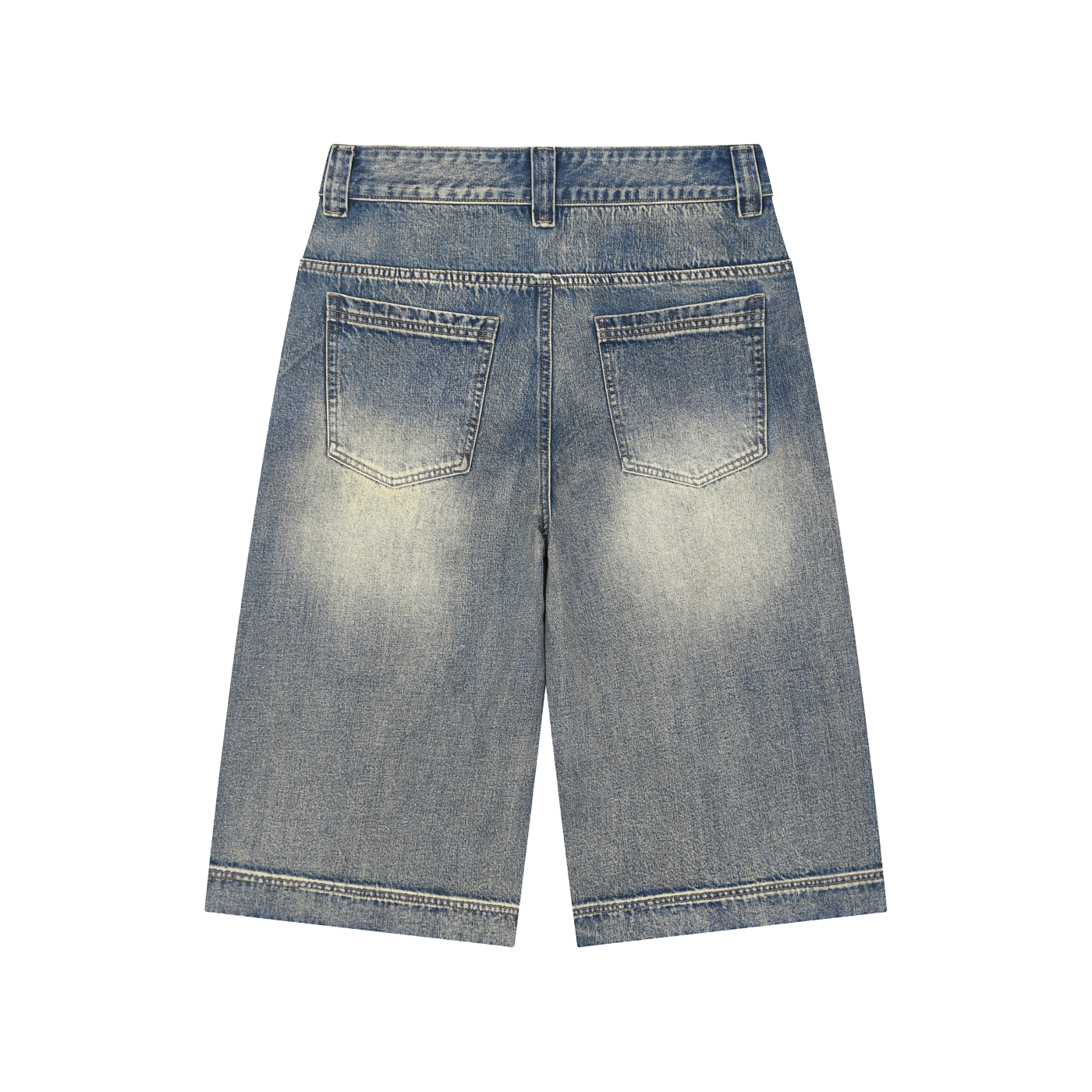 Saint Luciel Vintage Wash Baggy Denim Jorts