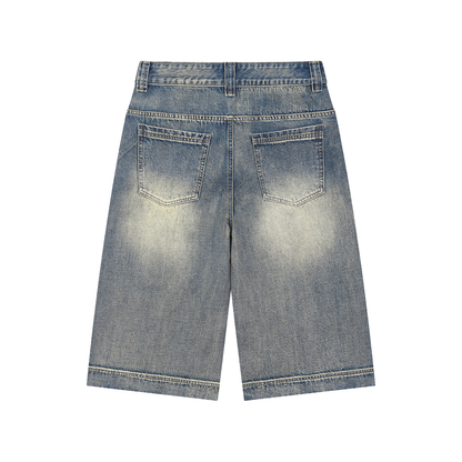 Saint Luciel Vintage Wash Baggy Denim Jorts