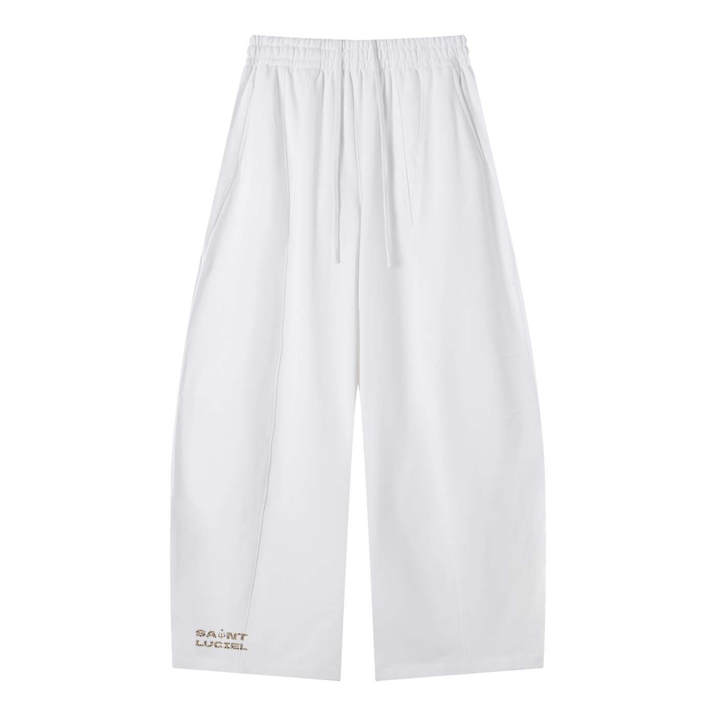 Saint Luciel Heavyweight Wide Leg Panel Sweatpants (Leopard)