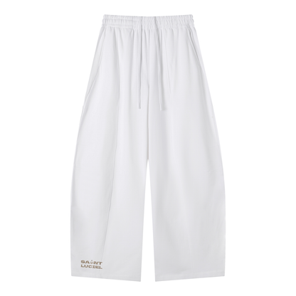 Saint Luciel Heavyweight Wide Leg Panel Sweatpants (Leopard)