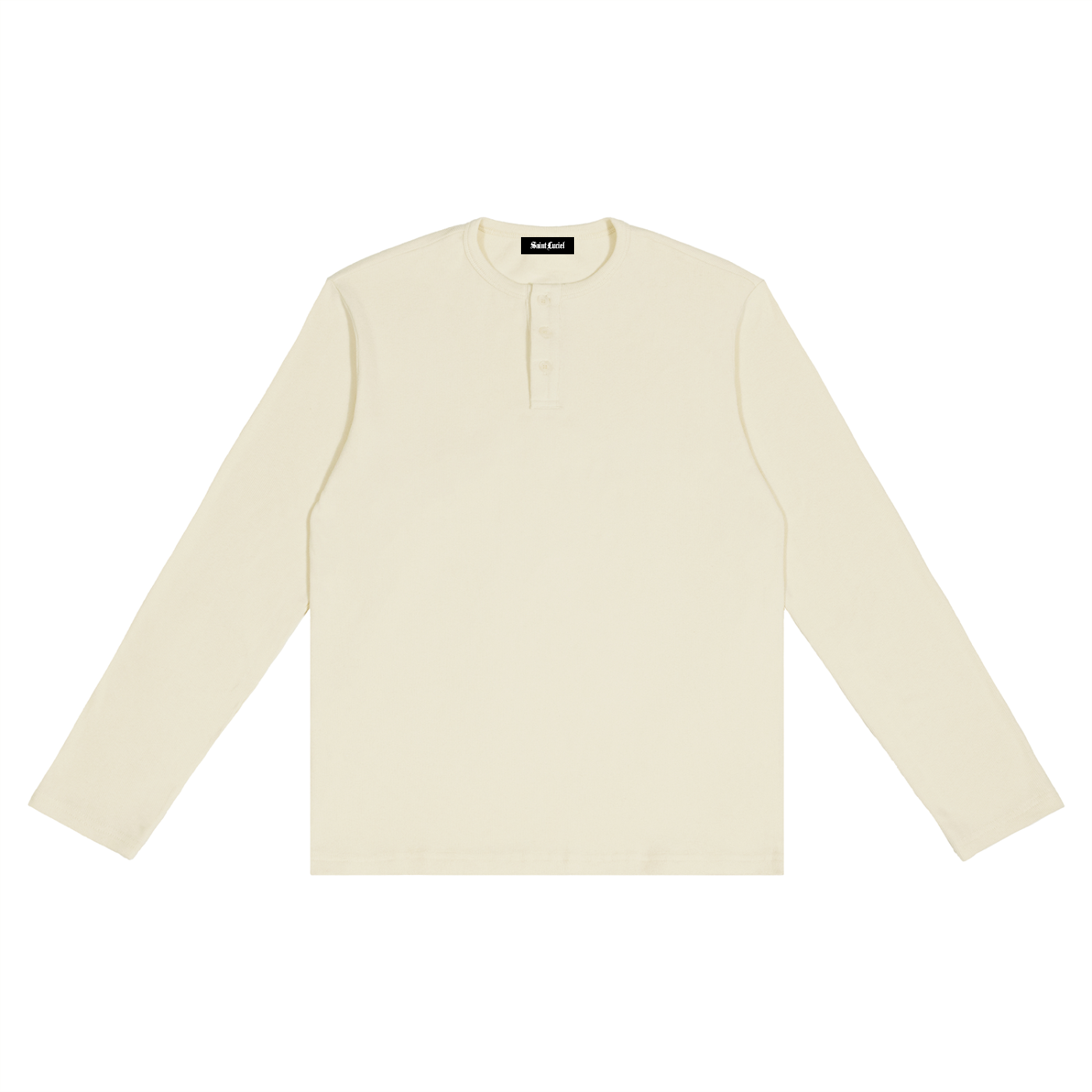 Saint Luciel Long Sleeve Henley T-Shirt